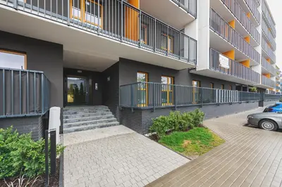 Budynek, w którym mieści się apartament