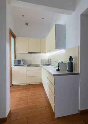 Kuchnia lub aneks kuchenny w obiekcie Novis Apartments Krakowskie Przedmieście
