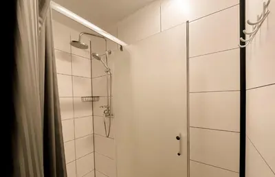 Łazienka w obiekcie Macedonia Home