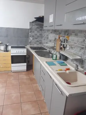 Kuchnia lub aneks kuchenny w obiekcie Macedonia Home