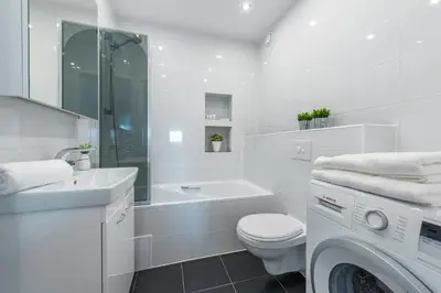 Łazienka w obiekcie Szczesliwice Ochota P&O Serviced Apartments