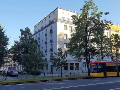 Plan piętra w obiekcie Przytulne mini studio na Saskiej Kępie