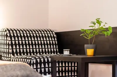Część wypoczynkowa w obiekcie Apartments Wilcza 55 by Noclegi Renters