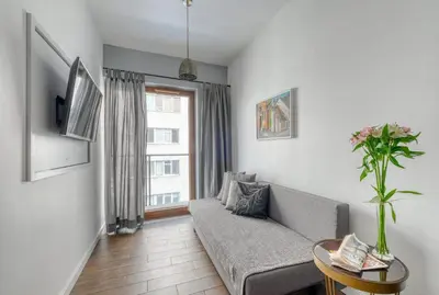 Telewizja i/lub zestaw kina domowego w obiekcie Pawia Studio