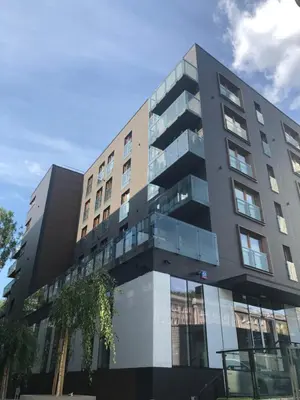 Budynek, w którym mieści się apartament