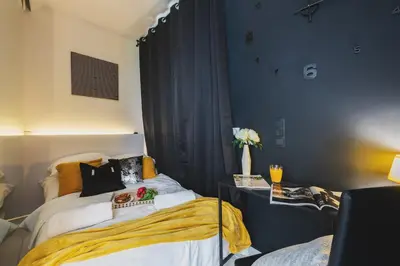 Łóżko lub łóżka w pokoju w obiekcie Kolejowa 45A P&O Corporate Accommodation