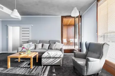 Część wypoczynkowa w obiekcie Kolejowa 45A P&O Corporate Accommodation