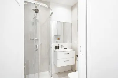 Łazienka w obiekcie Apartments City Center by Noclegi Renters