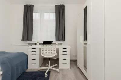 Łóżko lub łóżka w pokoju w obiekcie Apartments City Center by Noclegi Renters