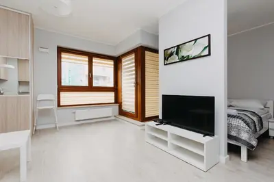 Telewizja i/lub zestaw kina domowego w obiekcie ShortStayPoland Zdziechowskiego (B72)