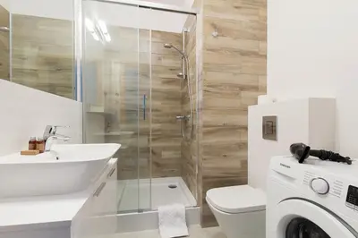 Łazienka w obiekcie ShortStayPoland Zdziechowskiego (B72)
