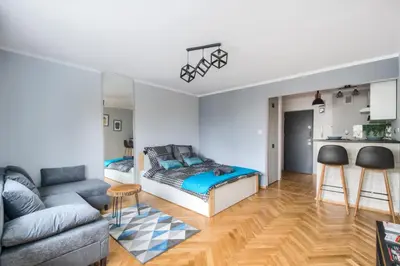 Kuchnia lub aneks kuchenny w obiekcie Apartament Centrum-Solidarnosci