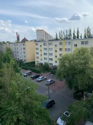 Budynek, w którym mieści się apartament