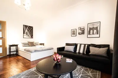 Łóżko lub łóżka w pokoju w obiekcie Powiśle Superior Apartment by BookingHost