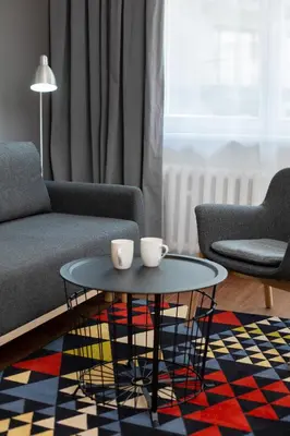 Część wypoczynkowa w obiekcie First Central Apartments by Noclegi Renters