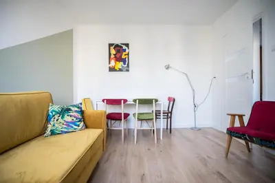 Część wypoczynkowa w obiekcie Słoneczny i cichy apartament przy Starym Mieście