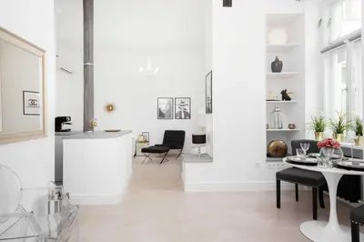 Część wypoczynkowa w obiekcie Apartments Warsaw City Center by Noclegi Renters