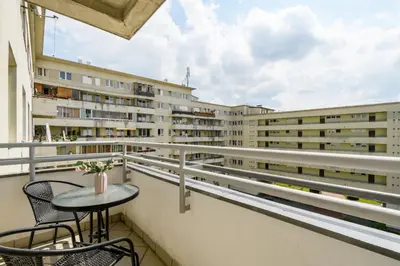 Balkon lub taras w obiekcie Gama Home Kondratowicza18