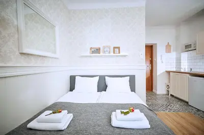 Kuchnia lub aneks kuchenny w obiekcie Central Place for You Pl. Bankowy
