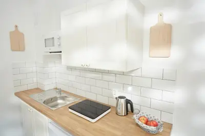 Kuchnia lub aneks kuchenny w obiekcie Central Place for You Pl. Bankowy