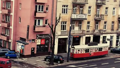Budynek, w którym mieści się apartament