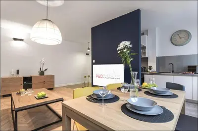Część wypoczynkowa w obiekcie P&O Serviced Apartments NOWOGRODZKA