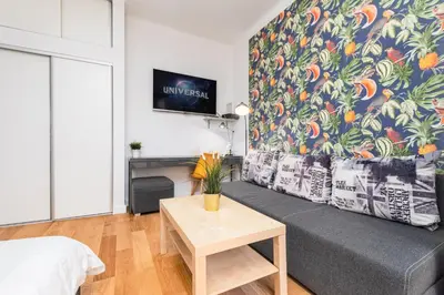 Telewizja i/lub zestaw kina domowego w obiekcie Central Apartament by Your Freedom