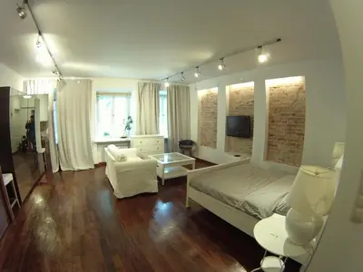 Telewizja i/lub zestaw kina domowego w obiekcie Studio Apartament Old Town Warsaw