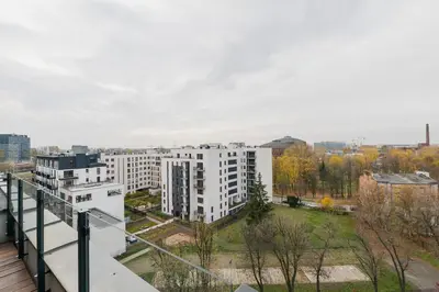 Budynek, w którym mieści się apartament