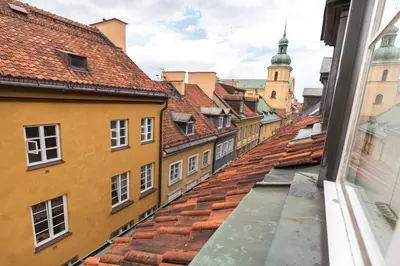 Budynek, w którym mieści się apartament