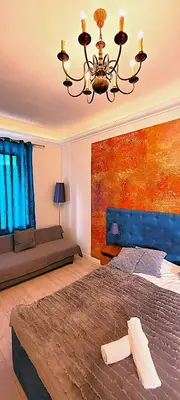 Łóżko lub łóżka w pokoju w obiekcie Chmielna 5 Rooms & Apartments