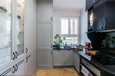 Kuchnia lub aneks kuchenny w obiekcie Peaceful in the heart of the city