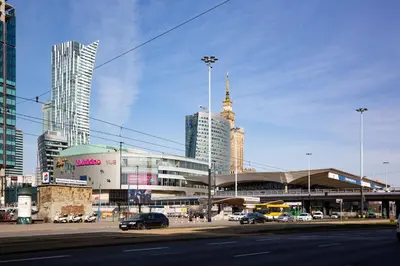 Widok na miasto Warszawa z tego apartamentu