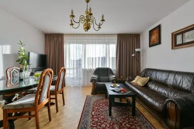 Część wypoczynkowa w obiekcie Medicover Wilanow P&O Serviced Apartments