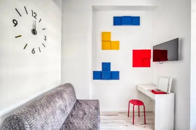Telewizja i/lub zestaw kina domowego w obiekcie Level Rooms