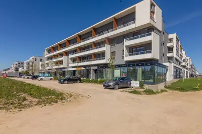 Budynek, w którym mieści się apartament