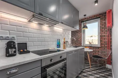 Kuchnia lub aneks kuchenny w obiekcie Apartament Zielna by Your Freedom