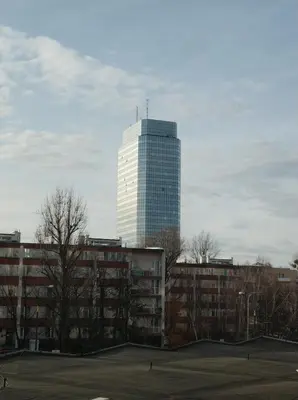 Budynek, w którym mieści się apartament