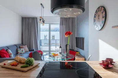 Część wypoczynkowa w obiekcie P&O Serviced Apartments Group Komputerowa