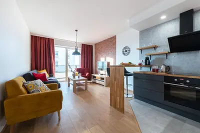 Kuchnia lub aneks kuchenny w obiekcie P&O Serviced Apartments Group Komputerowa