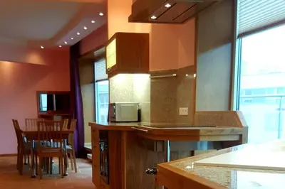 Kuchnia lub aneks kuchenny w obiekcie Apartament Bukowińska