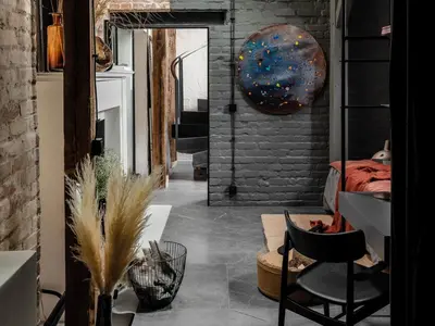 Część wypoczynkowa w obiekcie Mystictone - loft in the heart of Warsaw - Nowy Świat ROOMTONES