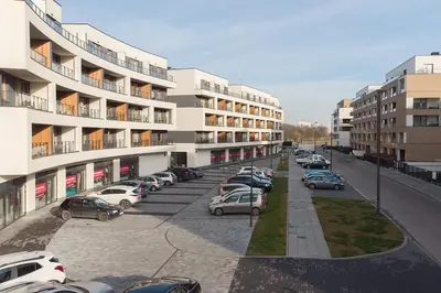 Budynek, w którym mieści się apartament