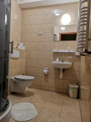 Łazienka w obiekcie Hotel Duka