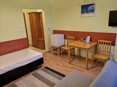 Telewizja i/lub zestaw kina domowego w obiekcie Hotel Duka