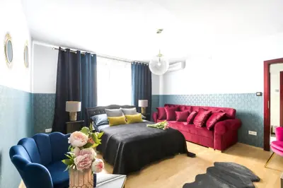 Część wypoczynkowa w obiekcie ClickTheFlat Palace of Culture View Apartment - Marszałkowska St.