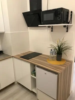 Kuchnia lub aneks kuchenny w obiekcie Apartamenty Brzeska 10