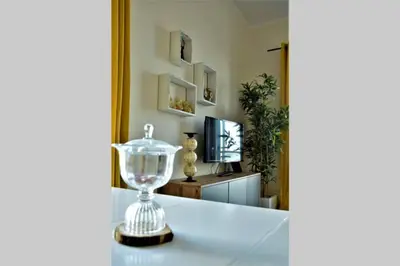 Telewizja i/lub zestaw kina domowego w obiekcie Apartament 807