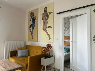 Część wypoczynkowa w obiekcie Apartament 807