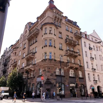 Budynek, w którym mieści się pensjonat